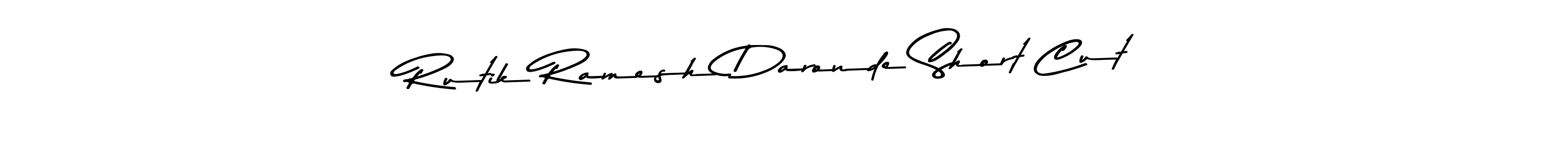 How to Draw Rutik Ramesh Daronde Short Cut signature style? Asem Kandis PERSONAL USE is a latest design signature styles for name Rutik Ramesh Daronde Short Cut. Rutik Ramesh Daronde Short Cut signature style 9 images and pictures png