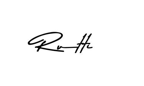 Rutti stylish signature style. Best Handwritten Sign (Asem Kandis PERSONAL USE) for my name. Handwritten Signature Collection Ideas for my name Rutti. Rutti signature style 9 images and pictures png