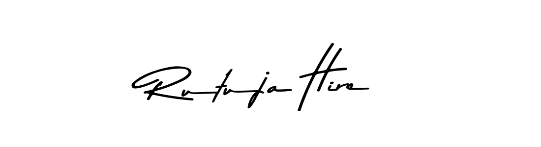 Use a signature maker to create a handwritten signature online. With this signature software, you can design (Asem Kandis PERSONAL USE) your own signature for name Rutuja Hire. Rutuja Hire signature style 9 images and pictures png