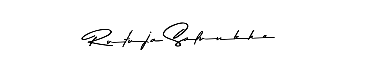 Here are the top 10 professional signature styles for the name Rutuja Salunkhe. These are the best autograph styles you can use for your name. Rutuja Salunkhe signature style 9 images and pictures png