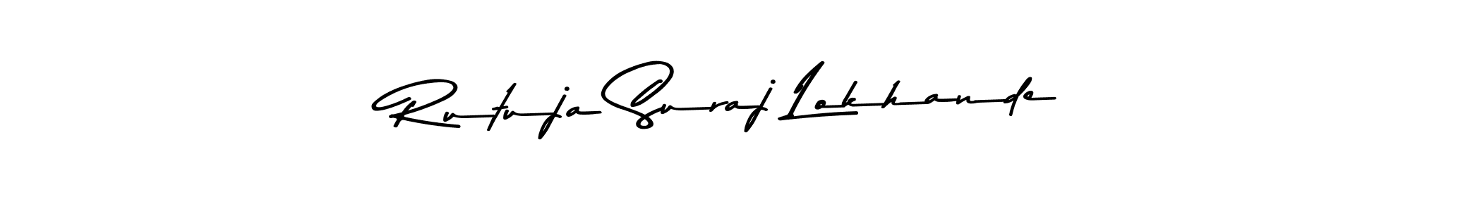 Similarly Asem Kandis PERSONAL USE is the best handwritten signature design. Signature creator online .You can use it as an online autograph creator for name Rutuja Suraj Lokhande. Rutuja Suraj Lokhande signature style 9 images and pictures png
