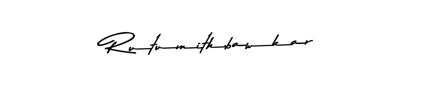 The best way (Asem Kandis PERSONAL USE) to make a short signature is to pick only two or three words in your name. The name Rutumithbawkar include a total of six letters. For converting this name. Rutumithbawkar signature style 9 images and pictures png