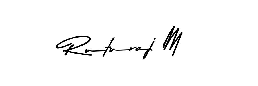 You can use this online signature creator to create a handwritten signature for the name Ruturaj M. This is the best online autograph maker. Ruturaj M signature style 9 images and pictures png