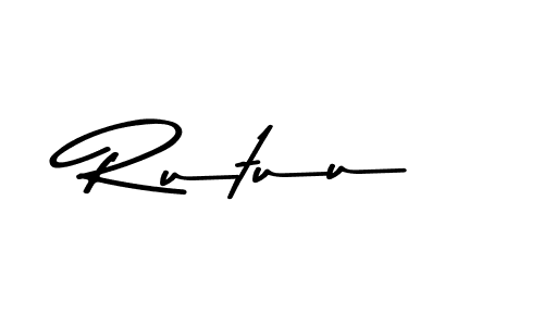 if you are searching for the best signature style for your name Rutuu. so please give up your signature search. here we have designed multiple signature styles  using Asem Kandis PERSONAL USE. Rutuu signature style 9 images and pictures png