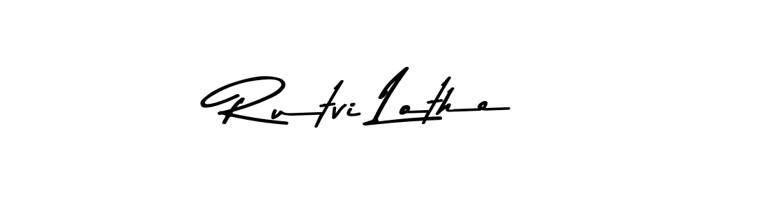 Also we have Rutvi Lothe name is the best signature style. Create professional handwritten signature collection using Asem Kandis PERSONAL USE autograph style. Rutvi Lothe signature style 9 images and pictures png