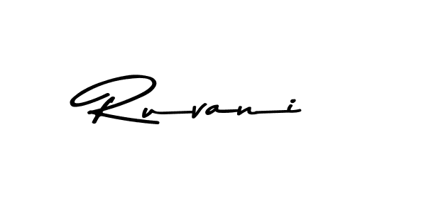 Asem Kandis PERSONAL USE is a professional signature style that is perfect for those who want to add a touch of class to their signature. It is also a great choice for those who want to make their signature more unique. Get Ruvani name to fancy signature for free. Ruvani signature style 9 images and pictures png
