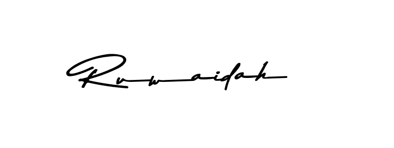 Make a beautiful signature design for name Ruwaidah. Use this online signature maker to create a handwritten signature for free. Ruwaidah signature style 9 images and pictures png