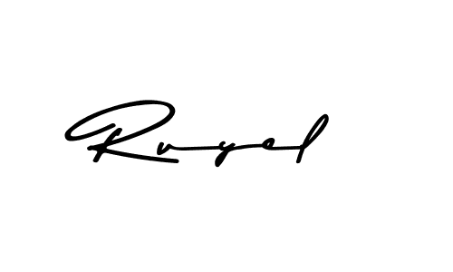 Also we have Ruyel name is the best signature style. Create professional handwritten signature collection using Asem Kandis PERSONAL USE autograph style. Ruyel signature style 9 images and pictures png