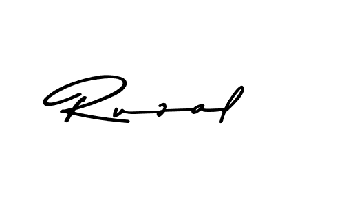 Make a beautiful signature design for name Ruzal. Use this online signature maker to create a handwritten signature for free. Ruzal signature style 9 images and pictures png