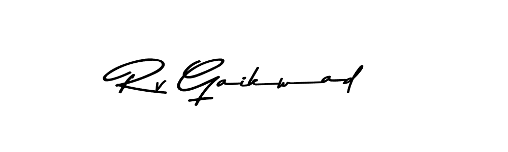 You should practise on your own different ways (Asem Kandis PERSONAL USE) to write your name (Rv Gaikwad) in signature. don't let someone else do it for you. Rv Gaikwad signature style 9 images and pictures png