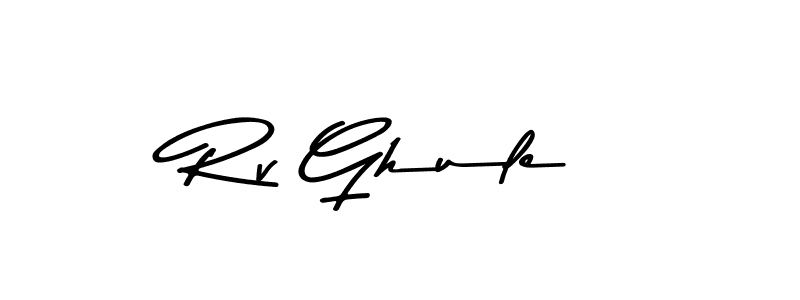 How to make Rv Ghule signature? Asem Kandis PERSONAL USE is a professional autograph style. Create handwritten signature for Rv Ghule name. Rv Ghule signature style 9 images and pictures png