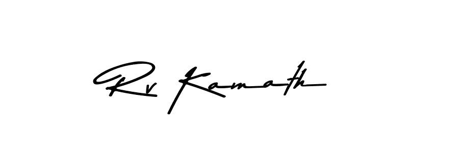 Also we have Rv Kamath name is the best signature style. Create professional handwritten signature collection using Asem Kandis PERSONAL USE autograph style. Rv Kamath signature style 9 images and pictures png