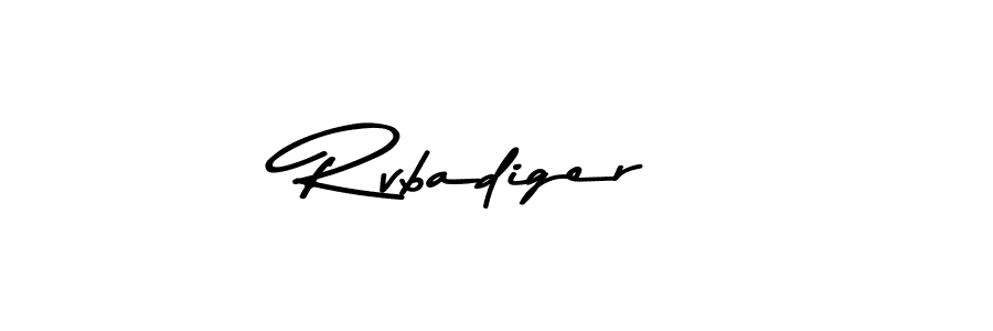 Create a beautiful signature design for name Rvbadiger. With this signature (Asem Kandis PERSONAL USE) fonts, you can make a handwritten signature for free. Rvbadiger signature style 9 images and pictures png