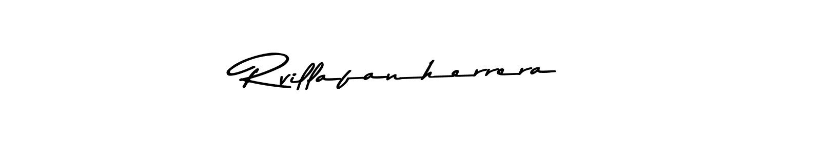 if you are searching for the best signature style for your name Rvillafanherrera. so please give up your signature search. here we have designed multiple signature styles  using Asem Kandis PERSONAL USE. Rvillafanherrera signature style 9 images and pictures png