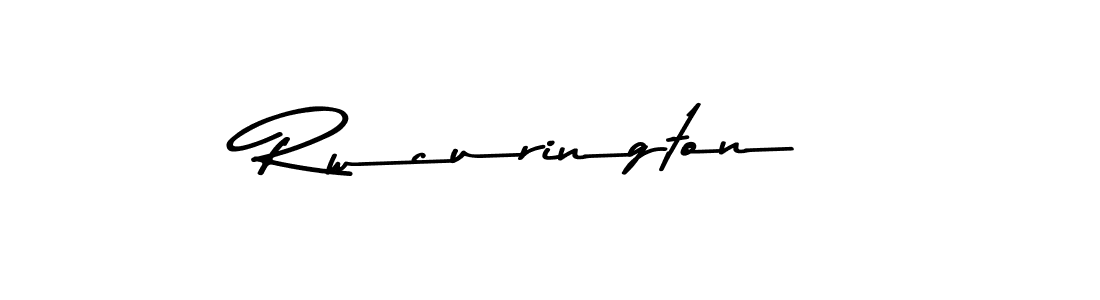 Design your own signature with our free online signature maker. With this signature software, you can create a handwritten (Asem Kandis PERSONAL USE) signature for name Rwcurington. Rwcurington signature style 9 images and pictures png