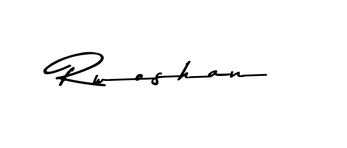 Asem Kandis PERSONAL USE is a professional signature style that is perfect for those who want to add a touch of class to their signature. It is also a great choice for those who want to make their signature more unique. Get Rwoshan name to fancy signature for free. Rwoshan signature style 9 images and pictures png