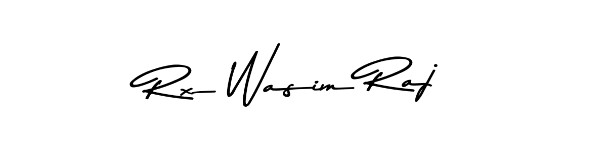 if you are searching for the best signature style for your name Rx Wasim Raj. so please give up your signature search. here we have designed multiple signature styles  using Asem Kandis PERSONAL USE. Rx Wasim Raj signature style 9 images and pictures png