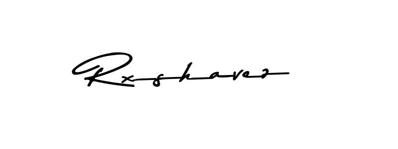 How to make Rxshavez name signature. Use Asem Kandis PERSONAL USE style for creating short signs online. This is the latest handwritten sign. Rxshavez signature style 9 images and pictures png
