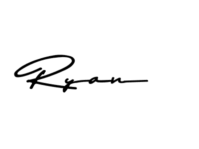 Use a signature maker to create a handwritten signature online. With this signature software, you can design (Asem Kandis PERSONAL USE) your own signature for name Ryan. Ryan signature style 9 images and pictures png