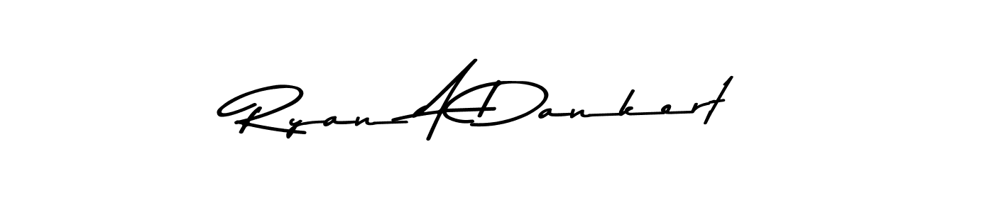 Use a signature maker to create a handwritten signature online. With this signature software, you can design (Asem Kandis PERSONAL USE) your own signature for name Ryan A Dankert. Ryan A Dankert signature style 9 images and pictures png