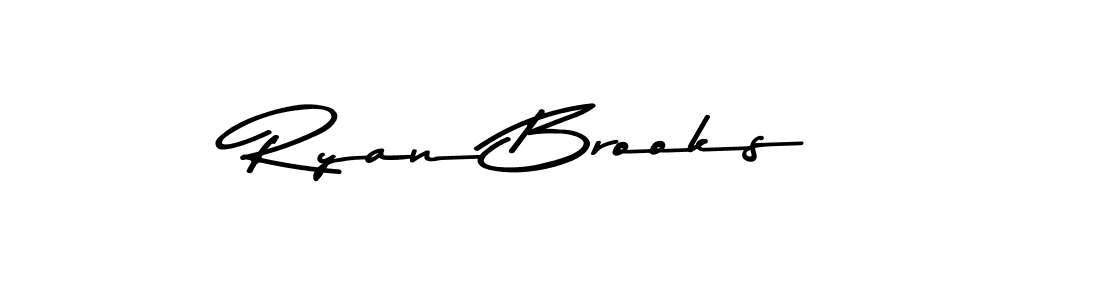 Ryan Brooks stylish signature style. Best Handwritten Sign (Asem Kandis PERSONAL USE) for my name. Handwritten Signature Collection Ideas for my name Ryan Brooks. Ryan Brooks signature style 9 images and pictures png