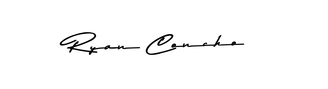 Also You can easily find your signature by using the search form. We will create Ryan Concho name handwritten signature images for you free of cost using Asem Kandis PERSONAL USE sign style. Ryan Concho signature style 9 images and pictures png
