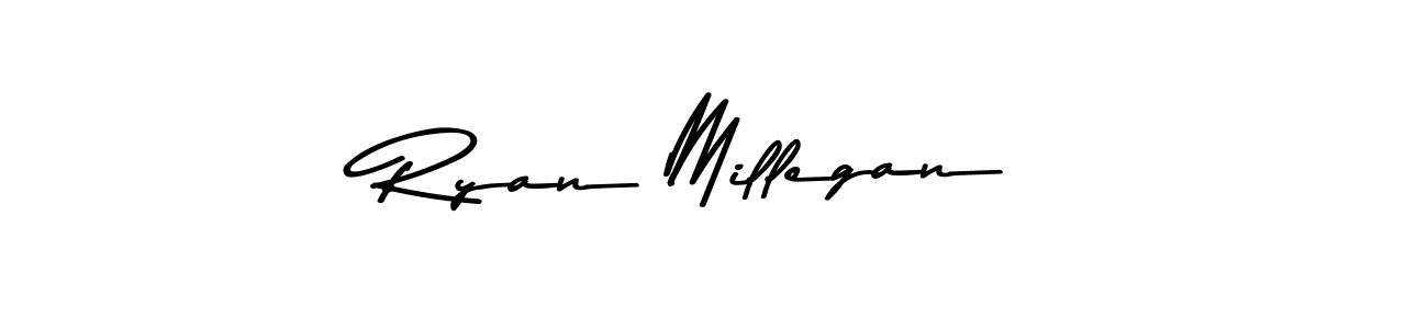 if you are searching for the best signature style for your name Ryan Millegan. so please give up your signature search. here we have designed multiple signature styles  using Asem Kandis PERSONAL USE. Ryan Millegan signature style 9 images and pictures png