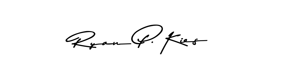 This is the best signature style for the Ryan P. Kies name. Also you like these signature font (Asem Kandis PERSONAL USE). Mix name signature. Ryan P. Kies signature style 9 images and pictures png