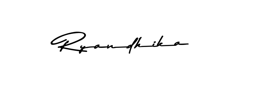 if you are searching for the best signature style for your name Ryandhika. so please give up your signature search. here we have designed multiple signature styles  using Asem Kandis PERSONAL USE. Ryandhika signature style 9 images and pictures png