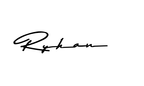 Make a beautiful signature design for name Ryhan. Use this online signature maker to create a handwritten signature for free. Ryhan signature style 9 images and pictures png