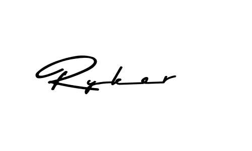 if you are searching for the best signature style for your name Ryker. so please give up your signature search. here we have designed multiple signature styles  using Asem Kandis PERSONAL USE. Ryker signature style 9 images and pictures png