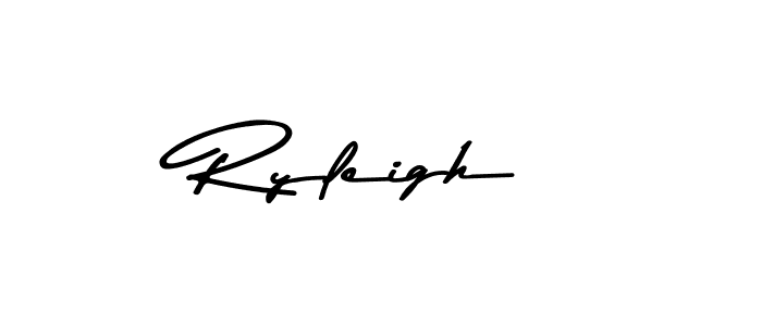 Create a beautiful signature design for name Ryleigh. With this signature (Asem Kandis PERSONAL USE) fonts, you can make a handwritten signature for free. Ryleigh signature style 9 images and pictures png