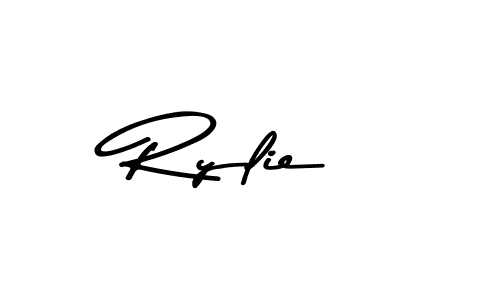 Make a beautiful signature design for name Rylie. With this signature (Asem Kandis PERSONAL USE) style, you can create a handwritten signature for free. Rylie signature style 9 images and pictures png