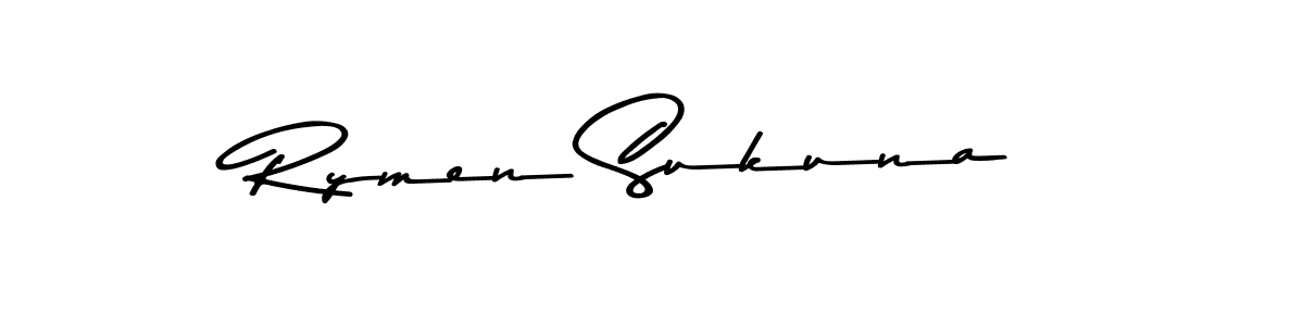 Create a beautiful signature design for name Rymen Sukuna. With this signature (Asem Kandis PERSONAL USE) fonts, you can make a handwritten signature for free. Rymen Sukuna signature style 9 images and pictures png