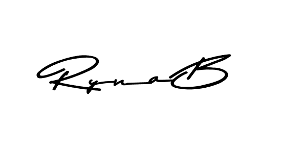 Also we have Ryna B name is the best signature style. Create professional handwritten signature collection using Asem Kandis PERSONAL USE autograph style. Ryna B signature style 9 images and pictures png