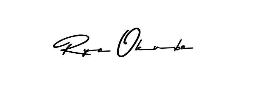 Make a beautiful signature design for name Ryo Okubo. Use this online signature maker to create a handwritten signature for free. Ryo Okubo signature style 9 images and pictures png