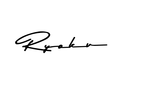 Make a beautiful signature design for name Ryoku. Use this online signature maker to create a handwritten signature for free. Ryoku signature style 9 images and pictures png