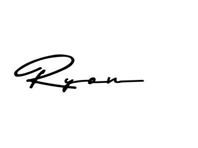 Asem Kandis PERSONAL USE is a professional signature style that is perfect for those who want to add a touch of class to their signature. It is also a great choice for those who want to make their signature more unique. Get Ryon name to fancy signature for free. Ryon signature style 9 images and pictures png