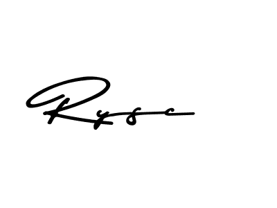 The best way (Asem Kandis PERSONAL USE) to make a short signature is to pick only two or three words in your name. The name Rysc include a total of six letters. For converting this name. Rysc signature style 9 images and pictures png