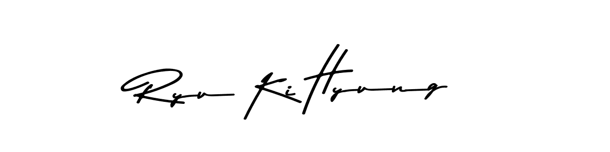 How to make Ryu Ki Hyung signature? Asem Kandis PERSONAL USE is a professional autograph style. Create handwritten signature for Ryu Ki Hyung name. Ryu Ki Hyung signature style 9 images and pictures png