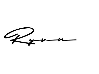 This is the best signature style for the Ryun name. Also you like these signature font (Asem Kandis PERSONAL USE). Mix name signature. Ryun signature style 9 images and pictures png