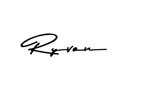 Make a short Ryvon signature style. Manage your documents anywhere anytime using Asem Kandis PERSONAL USE. Create and add eSignatures, submit forms, share and send files easily. Ryvon signature style 9 images and pictures png