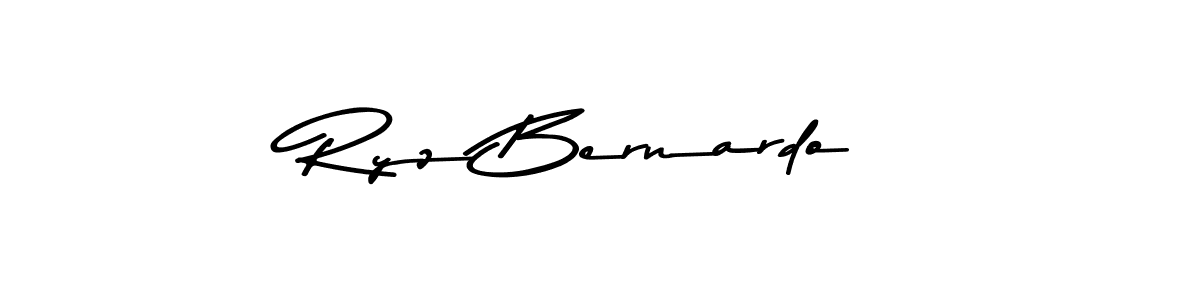 Ryz Bernardo stylish signature style. Best Handwritten Sign (Asem Kandis PERSONAL USE) for my name. Handwritten Signature Collection Ideas for my name Ryz Bernardo. Ryz Bernardo signature style 9 images and pictures png