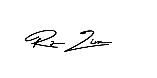 Use a signature maker to create a handwritten signature online. With this signature software, you can design (Asem Kandis PERSONAL USE) your own signature for name Rz Zim. Rz Zim signature style 9 images and pictures png