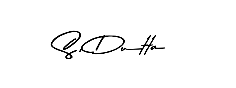 Similarly Asem Kandis PERSONAL USE is the best handwritten signature design. Signature creator online .You can use it as an online autograph creator for name S, Dutta. S, Dutta signature style 9 images and pictures png