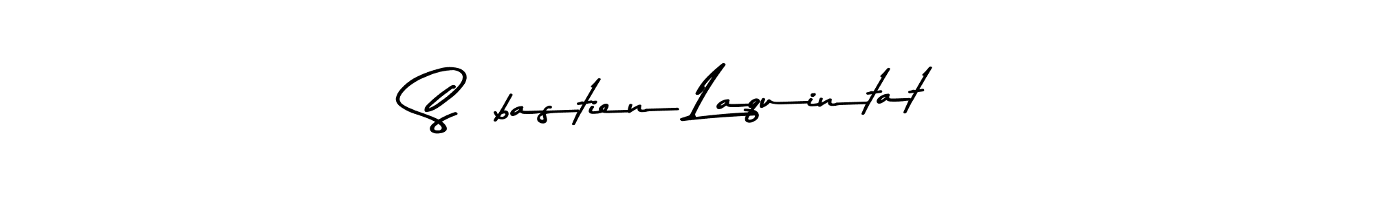 if you are searching for the best signature style for your name Sébastien Laquintat. so please give up your signature search. here we have designed multiple signature styles  using Asem Kandis PERSONAL USE. Sébastien Laquintat signature style 9 images and pictures png