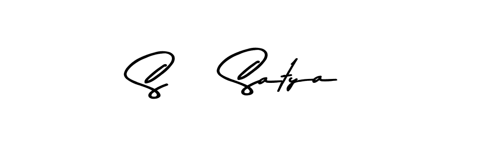 How to make S    Satya signature? Asem Kandis PERSONAL USE is a professional autograph style. Create handwritten signature for S    Satya name. S    Satya signature style 9 images and pictures png