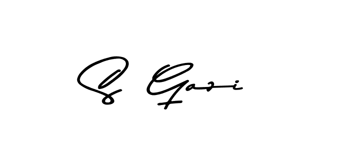 S  Gazi stylish signature style. Best Handwritten Sign (Asem Kandis PERSONAL USE) for my name. Handwritten Signature Collection Ideas for my name S  Gazi. S  Gazi signature style 9 images and pictures png