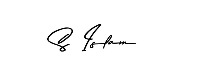 This is the best signature style for the S  Islam name. Also you like these signature font (Asem Kandis PERSONAL USE). Mix name signature. S  Islam signature style 9 images and pictures png