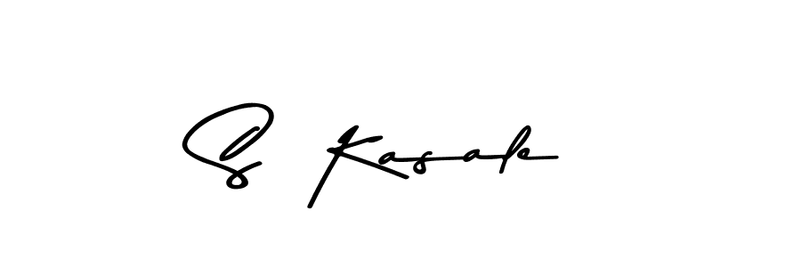 Make a beautiful signature design for name S  Kasale. With this signature (Asem Kandis PERSONAL USE) style, you can create a handwritten signature for free. S  Kasale signature style 9 images and pictures png